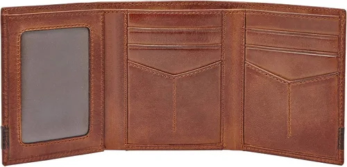 Miniatura 7 de Cartera de piel plegada para hombre Fossil
