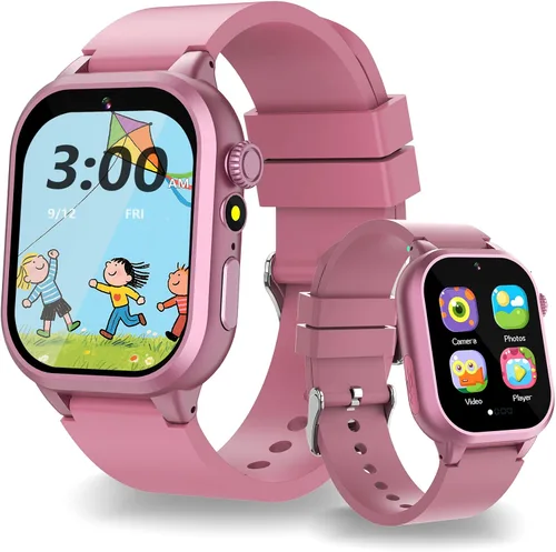 Miniatura 12 de Reloj inteligente para adolescentes y niños, 1.8 pulgadas IP68 para niños y niñas, seguimiento de actividad física, uso dual independiente