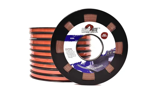 Cinta de corte de alambre rojo Cobra, rollo de cinta de corte de alambre Bedliner de 120 pies, caja de 10