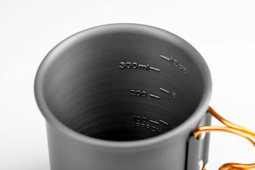 Miniatura 6 de GSI Outdoors Vaso de aluminio anodizado duro para botella de halulitis I Taza ligera y recipiente de alimentos con asas plegables para acampar