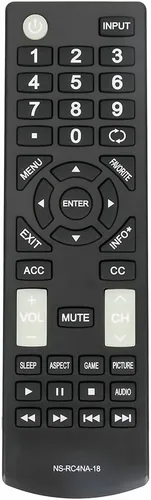 NS-RC4NA-18 - Control remoto reemplazado para Insignia TV NS-32D311NA17 NS-32D311MX17 NS-40D420NA18 NS-49D420NA18 NS-55D420NA18 NS-40D420MX18