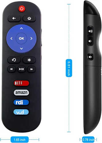 Miniatura 5 de RC280 Reemplazo de control remoto aplicable para TCL Roku TV 32S3700 32S3800 28S3750 32S3750 40FS3750 48FS3750 55UP120 32S4610R 55FS3700 49FP110 655
