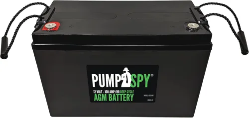 Miniatura 2 de PumpSpy 12V 100Ah Batería AGM de ciclo profundo libre de mantenimiento