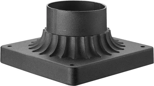 Miniatura 2 de Emliviar Base de montaje en muelle, adaptador de montaje de muelle de aluminio fundido de 3 pulgadas en acabado negro, 20069 BK