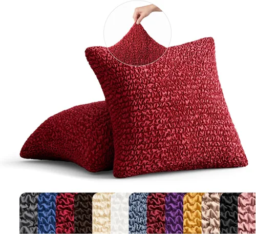 Miniatura 11 de PAULATO BY GA.I.CO. Funda para sillón, sofá, desmontable, para muebles, elástica, de doble vista, colección Microfibra Borgoña