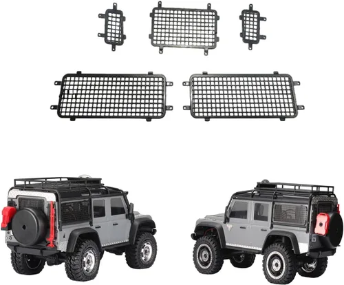 Miniatura 2 de RC Crawler Car Hood Metal Skid Plate para 1/18 TRX-4M (set2)