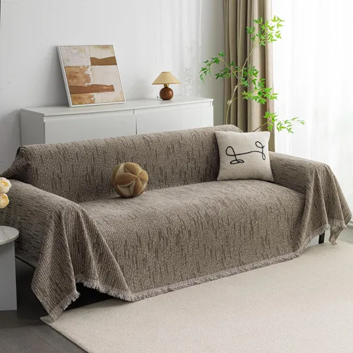 Miniatura 15 de MYSKY HOME Fundas para sillón, funda para silla reclinable, color beige, fundas de sofá para sofá modular en forma de L, fundas de sofá de gran