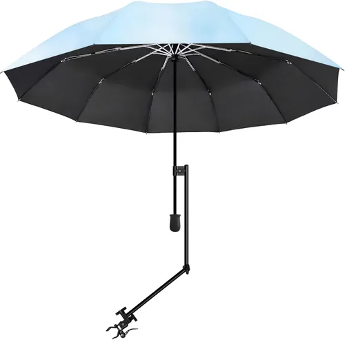 Miniatura 37 de XLINGZA Sombrilla de playa UPF 50+ con abrazadera universal ajustable