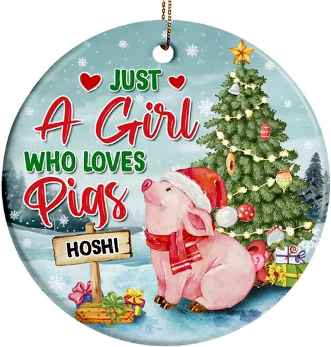 Miniatura 15 de Regalos para amantes de las mascotas, adorno de Navidad personalizado, árbol de Navidad de mapache, regalos para niñas y niños, adorno de mapache