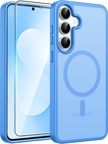 Miniatura 22 de FNTCASE Funda para iPhone 13 Pro: Fundas magnéticas translúcidas mate delgadas con protector de pantalla de vidrio templado