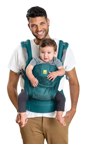 Miniatura 11 de LÍLLÉbaby Portabebés ergonómico 6 en 1 para bebés con soporte lumbar (7-45 libras), uso de bebé de 360 grados, orientado hacia adentro y hacia