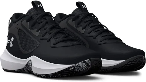 Miniatura 5 de Under Armour Lockdown 6 - Tenis de baloncesto unisex para adultos, Negro, marrón, blanco o gris