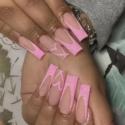 Miniatura 12 de Uñas postizas a presión medianas con forma de almendra, uñas falsas con puntas francesas y diseño de línea dorada, 24 piezas, uñas adhesivas