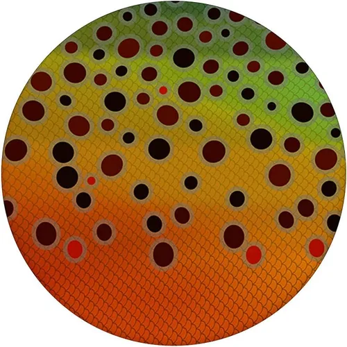 Miniatura 3 de Patrón de color de trucha marrón, pesca con mosca, arte de peces original, PopSockets intercambiables PopGrip