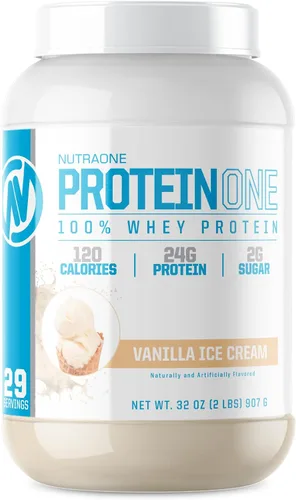 Miniatura 19 de NutraOne ProteinOne Whey Protein Promueve la recuperación y desarrolla músculo con un batido de proteínas en polvo para hombres y mujeres