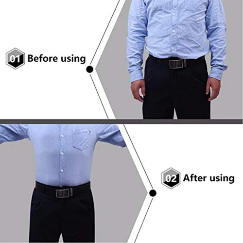 Miniatura 2 de Camiseta para hombre con correas elásticas ajustables militares para liguero