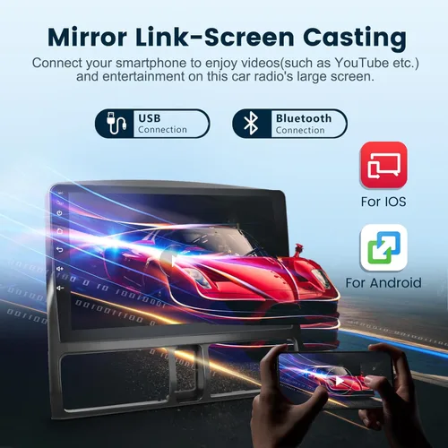 Miniatura 4 de Radio Estéreo de Coche con Audio HiFi para Honda CRV 2002-2006, Pantalla Táctil HD de 9 Pulgadas Android 13 GPS WiFi Bluetooth FM/RDS Cámara