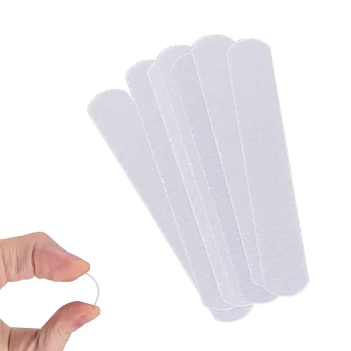 Tiras correctoras de uñas encarnadas Brace 10 unids/botella enderezadora clip curvado BS Brace uñas de los pies gruesa corrección herramienta de pie