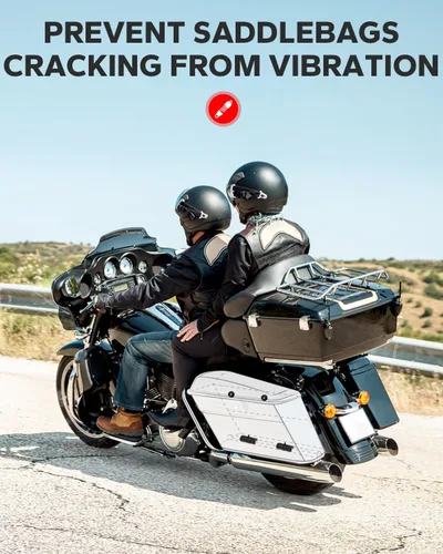 Miniatura 2 de Amazicha - Amortiguadores de montaje de goma para alforjas rígidas, compatibles con Harley Touring Street Glide Electra Glide Road Glide Road King