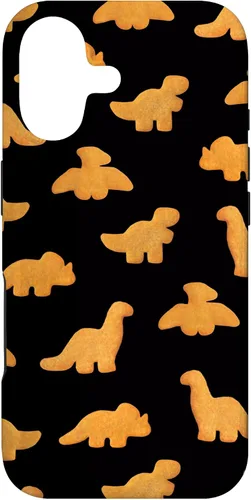 Miniatura 32 de Patrón de pepitas de pollo para iPhone XR Dinos Estuche negro realista divertido Dino