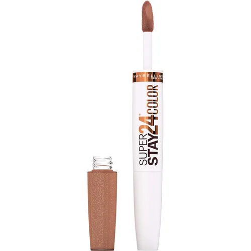 Miniatura 50 de Maybelline Super Stay 24, lápiz labial líquido de maquillaje de 2 pasos, color altamente pigmentado de larga duración con bálsamo hidratante, Merlot