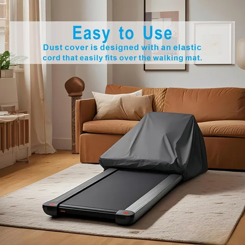 Miniatura 5 de Funda para alfombrilla de caminar para el hogar, funda impermeable y a prueba de polvo para debajo del escritorio - Compatible con cinta de correr