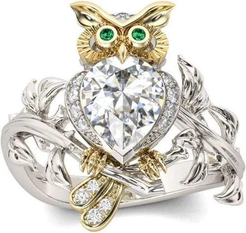 Miniatura 4 de Jeulia - Anillo de compromiso de plata de ley 925 con circonita cúbica de corte de pera de 3 quilates para mujer, anillo de boda, anillo solitario