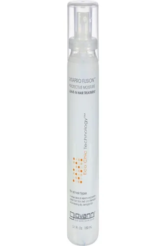 GIOVANNI Eco Chic VitaPro Fusion - Tratamiento para el cabello sin enjuague, spray acondicionador sin enjuague, niebla protectora del calor para