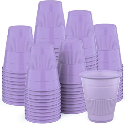 Miniatura 18 de Vasos desechables Paquete de 50 Vasos de plástico de 5 onzas, tazas de baño pequeñas perfectas como medicina, agua, enjuague, enjuague bucal