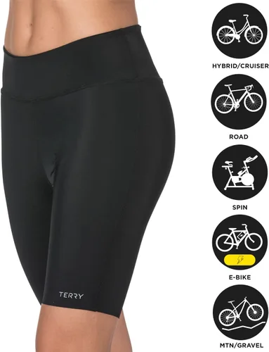 Miniatura 5 de Terry Women's Chill 7 Inch Inseam Padded Compression Cycling Short - Seamless Leg Bands