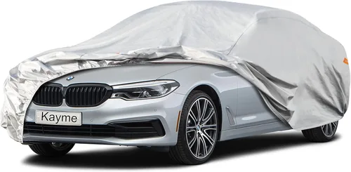 Miniatura 106 de Kayme - Cubierta completa impermeable de 6 capas para automóvil, apta para todo clima, protección para exteriores contra lluvia, rayos ultravioleta