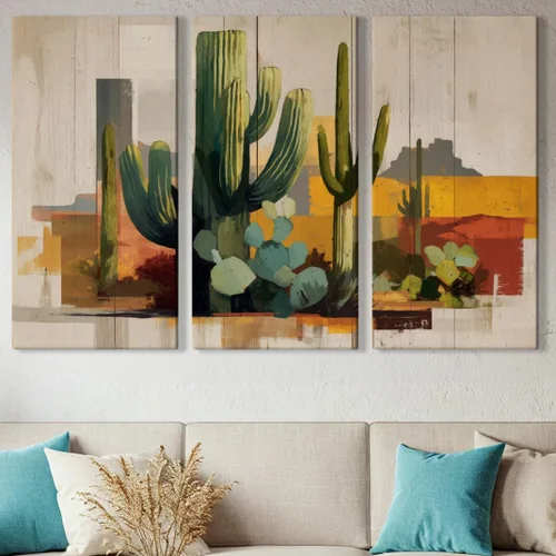 Miniatura 15 de Impresiones en lienzo de Arizona de pequeño a extra grande, paisajes del desierto de Sonora, comedor, dormitorio, baño, sala de estar, arte de pared