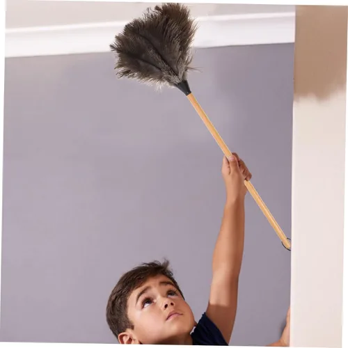 Miniatura 9 de Plumero de pelo suave, trapeador automático, trapeador de mano, fregonas negras, aparatos de limpieza, escoba de cucharón, muebles retráctiles