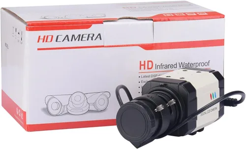 Miniatura 7 de CCTV Mini HD 1/3 CCD 960h Auto Iris 1000tvl 0.110-0.472 in lente varifocal Bullet Box cámara de seguridad cámara de vigilancia interior/exterior