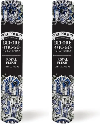 Miniatura 17 de Poo-Pourri Before-You-Go - Aerosol para inodoro, Royal Flush, 2 onzas líquidas - Eucalipto y menta