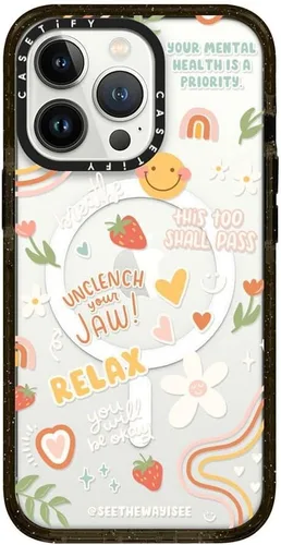 Miniatura 292 de Funda Impact de CASETiFY para iPhone 13 Pro Max con Magsafe - Estuche Claro Cuento de Invierno - Claro Negro Estuche transparente Winter Tale