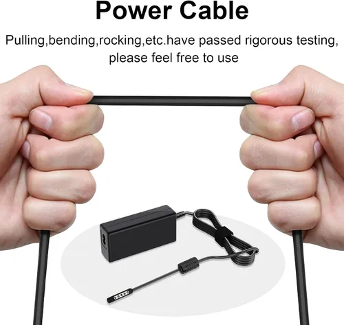 Miniatura 5 de Cargador Surface Pro 1 Pro 2 Pro RT, adaptador de fuente de alimentación de superficie de 43 W, 12 V, 3.58 A, cable de alimentación para Microsoft