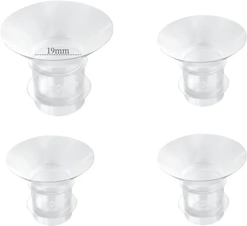 Insertos de brida de 19 mm para Medela, escudos/bridas Spectra de 24 mm, compatibles con el extractor de leche ponible Momcozy S12 Pro/S9