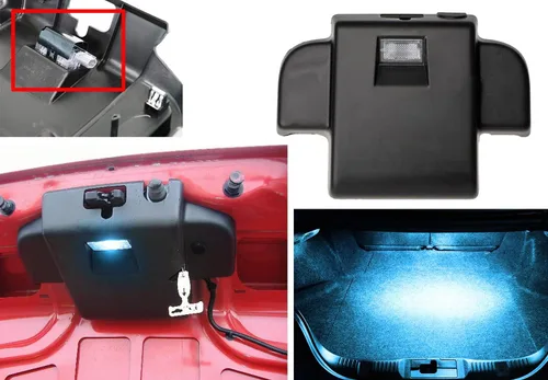 Miniatura 4 de iJDMTOY Conjunto de luz LED súper brillante de 2 W, color azul hielo, para maletero y área de carga, compatible con Ford Mustang Gen5 2005-2014