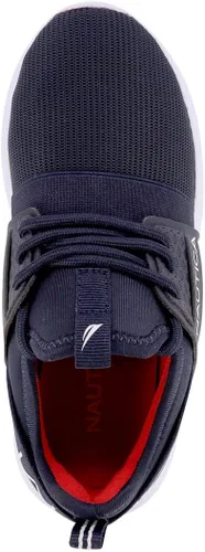 Miniatura 4 de Nautica Zapatos deportivos con cordones para niños, cómodos zapatos para correr para niños y niñas, niños pequeños y grandes