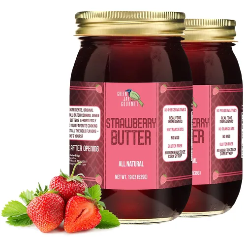 Miniatura 8 de Green Jay Gourmet Mantequilla de manzana, totalmente natural, sin gluten, para untar de manzana con manzanas, canela y especias, mantequilla