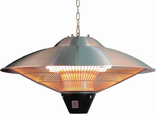 Miniatura 6 de Hiland HIL-PHE-1500BR - Cenador eléctrico para interiores y exteriores, con LED/mando a distancia, 1500 vatios, grande, color negro