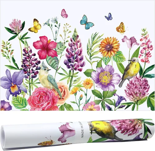 Miniatura 30 de Gersoniel 10 hojas de forros de cajones para aparadores, revestimientos de cajones perfumados, papel perfumado no adhesivo para estantes fragantes