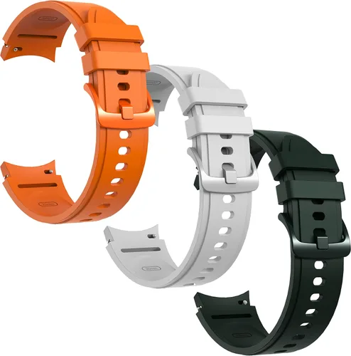 Miniatura 2 de Correas para Galaxy Watch 6 Classic de 1.850 in 1.693 in/Galaxy Watch 6 1.732 in 1.575 in, correas de silicona de 0.787 pulgadas para Galaxy Watch 5