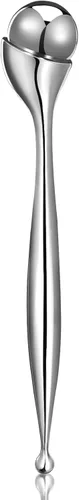 Rodillo de ojos, masajeador facial con rodillo – Reduce la hinchazón, ojeras, terapia de enfriamiento para ojos cansados (con aplicador)