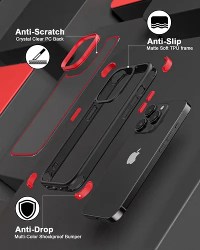 Miniatura 6 de Mobnano Funda transparente para iPhone 11, con protección multicolor a prueba de golpes, no amarillenta, anti arañazos, parte trasera