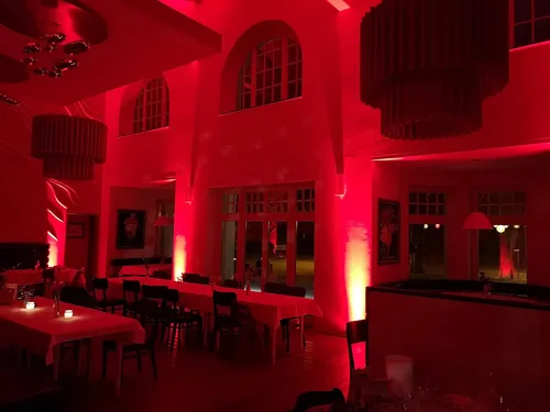 Miniatura 14 de Ape Labs Maxi Juego de 2 luces verticales inteligentes profesionales de fabricación alemana, 45 vatios RGBW LED Par, funciona con pilas con DMX