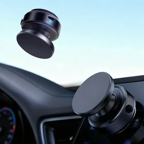 Soporte magnético de vacío eléctrico para teléfono, soporte de ventosa inteligente con sello automático con imán N55, soporte manos libres ajustable
