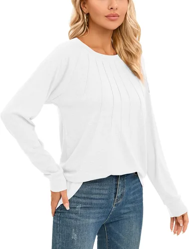 Miniatura 3 de NILOUFO Camisas de manga larga para mujer, blusas casuales y elegantes a la moda