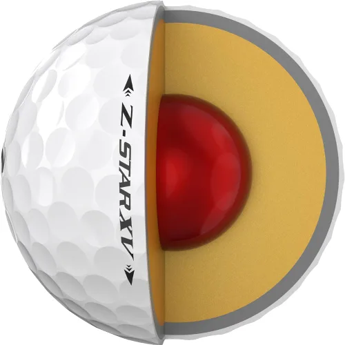 Miniatura 4 de Srixon Z-Star XV - Pelotas de golf para hombre, paquete de 24, color blanco